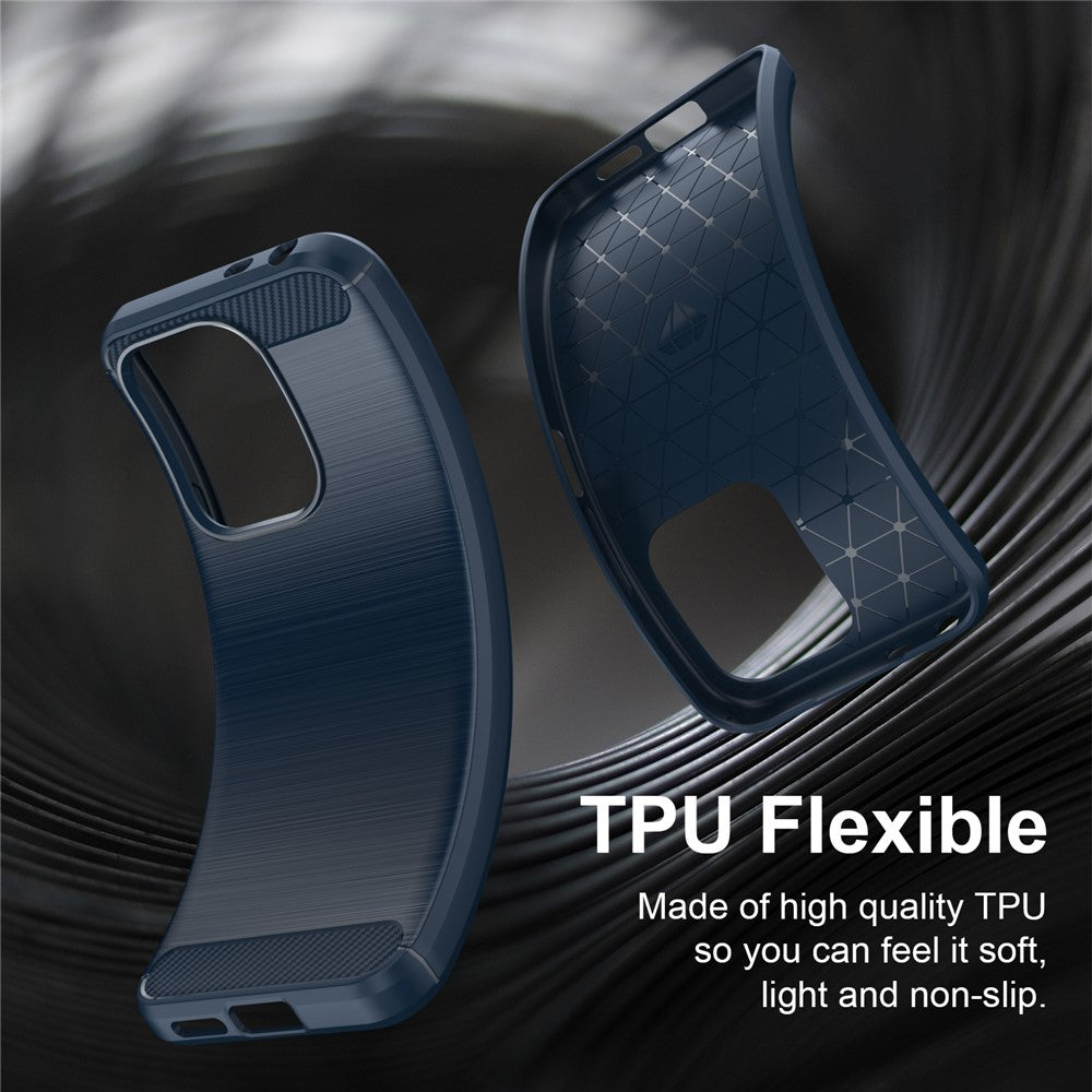 Capa para Xiaomi Redmi 17 5G / 17 4G, Techsuit, Carbono, Azul