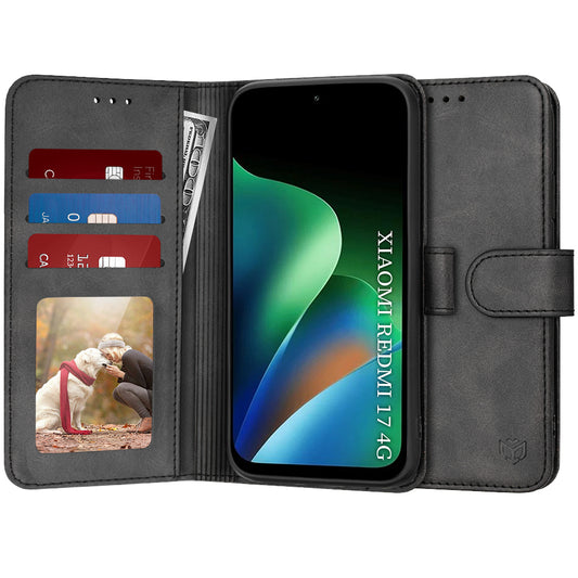 Capa para Xiaomi Redmi 17 5G / 17 4G, Techsuit, Diary Book, Preta