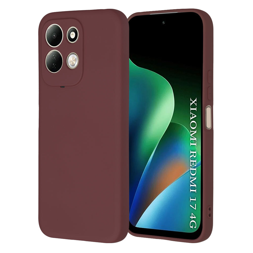 Capa para Xiaomi Redmi 17 5G / 17 4G, Techsuit, SoftFlex, cor de vinho