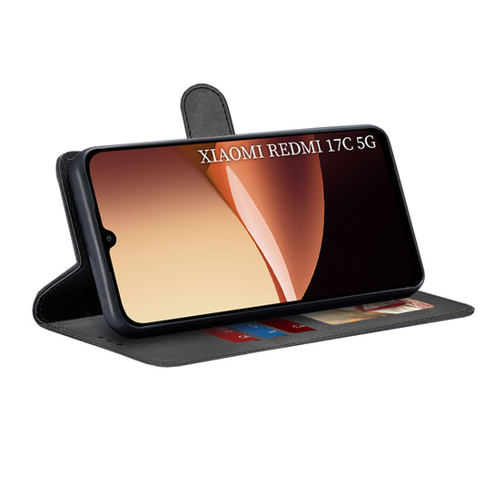 Capa para Xiaomi Redmi 17C 5G, Techsuit, Diary Book, Preta
