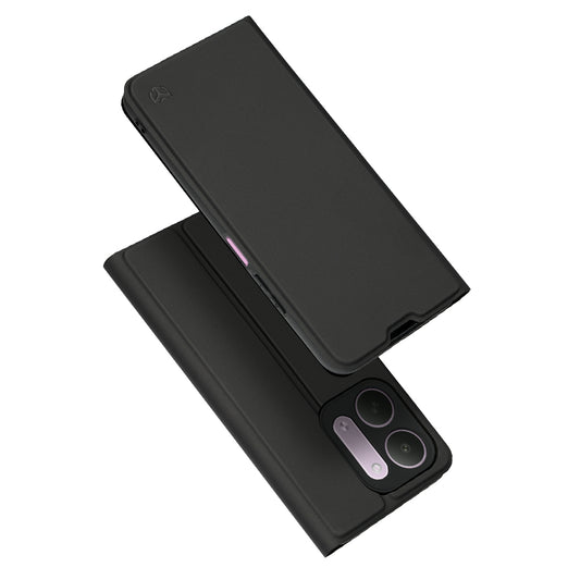 Capa para Xiaomi Redmi 17C 5G, Techsuit, Magskin Book, Preta