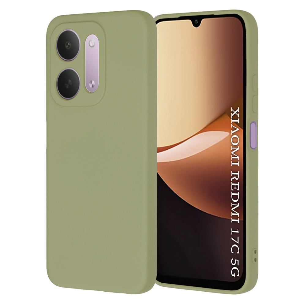 Capa para Xiaomi Redmi 17C 5G, Techsuit, SoftFlex, Matcha