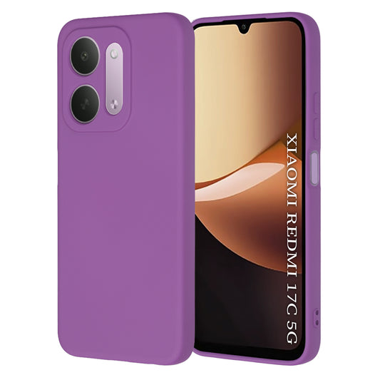 Capa para Xiaomi Redmi 17C 5G, Techsuit, SoftFlex, Roxa