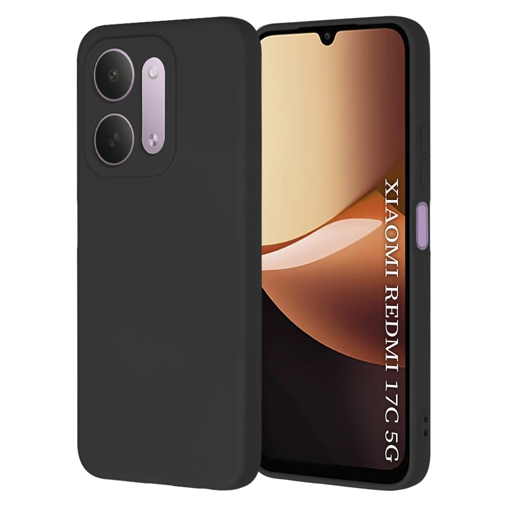 Capa para Xiaomi Redmi 17C 5G, Techsuit, SoftFlex, Preta