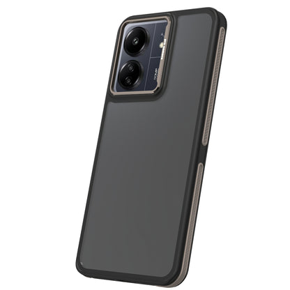Capa para Xiaomi Poco M6 / Redmi 13C 5G, OEM, Crystal Black, Cinzento