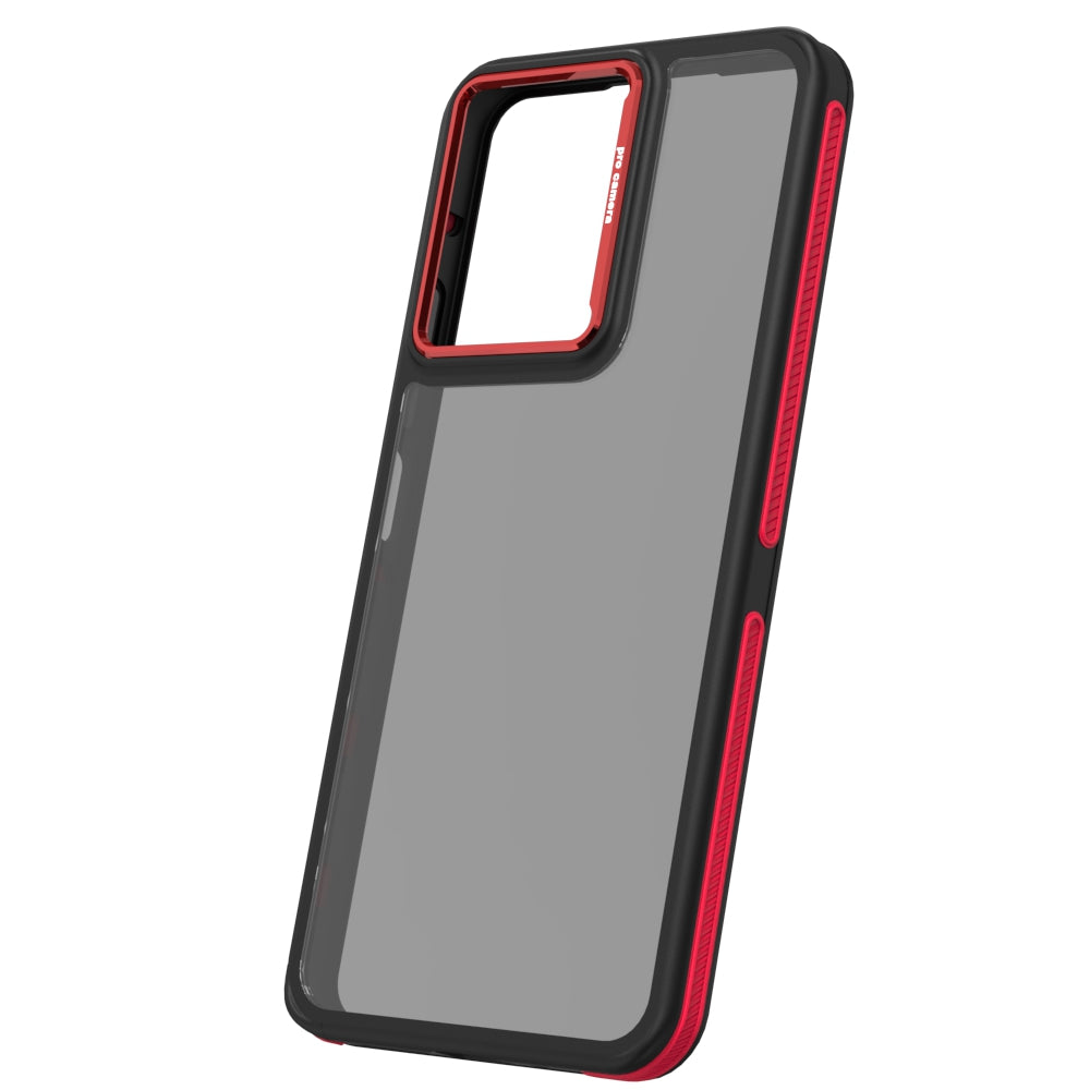 Capa para Xiaomi Poco M6 / Redmi 13C 5G, OEM, Crystal Black, Rosa