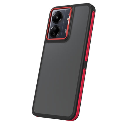Capa para Xiaomi Poco M6 / Redmi 13C 5G, OEM, Crystal Black, Rosa