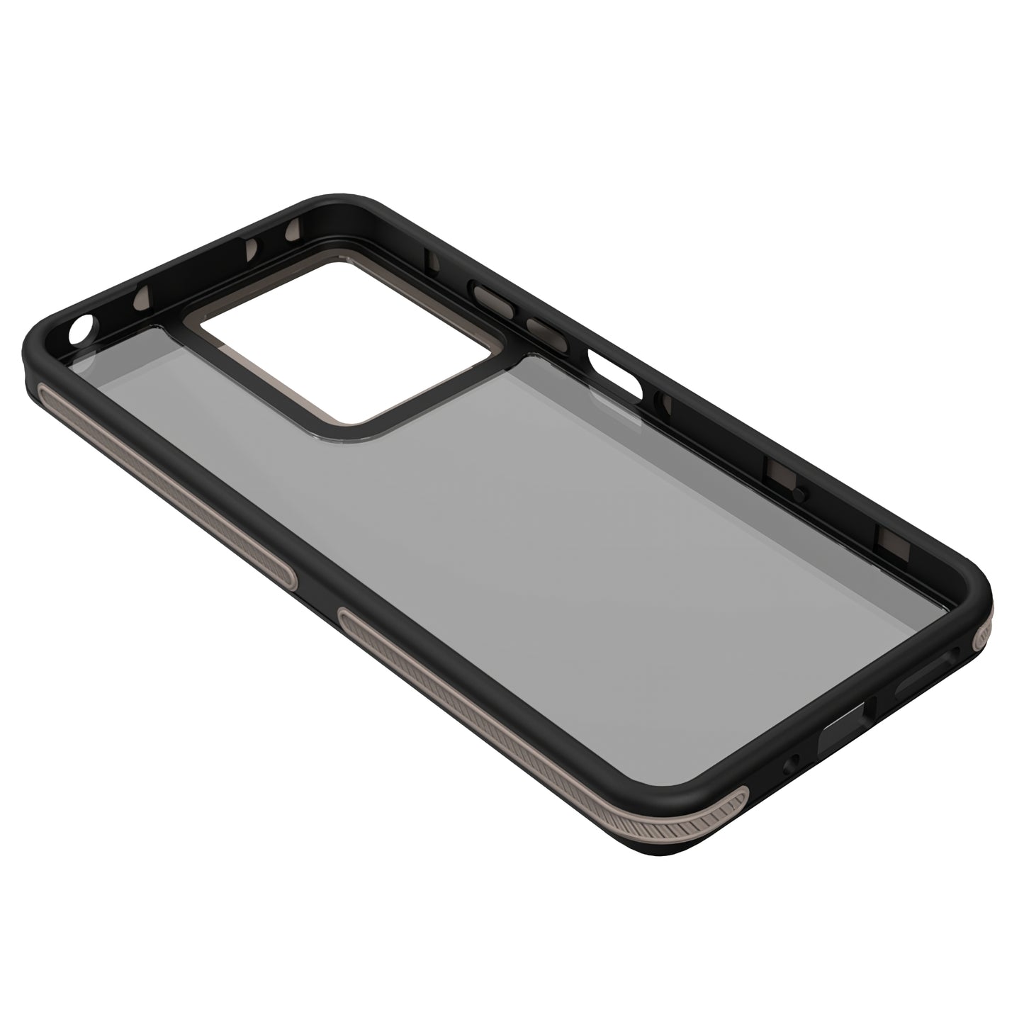 Capa para Xiaomi Poco M6 / Redmi 13C 5G, OEM, Crystal Black, Cinzento
