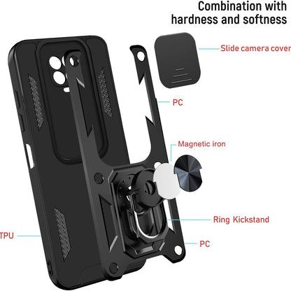 Capa para Xiaomi Redmi 9C NFC / 9C, Techsuit, CamShield, Preta