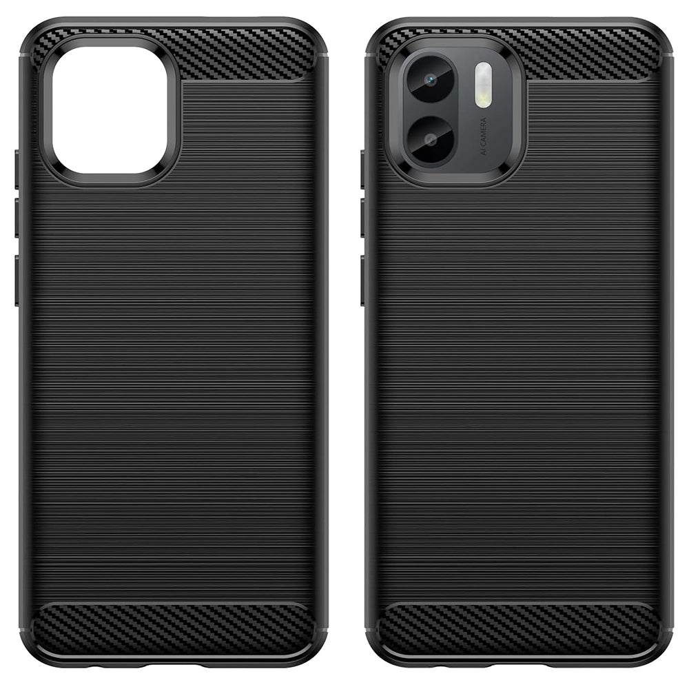 Capa para Xiaomi Redmi A2 / A1, Techsuit, Carbono, Preta