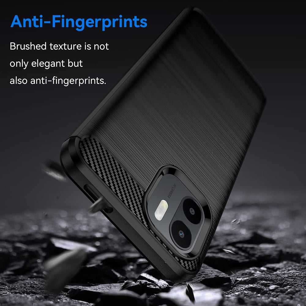 Capa para Xiaomi Redmi A2 / A1, Techsuit, Carbono, Preta