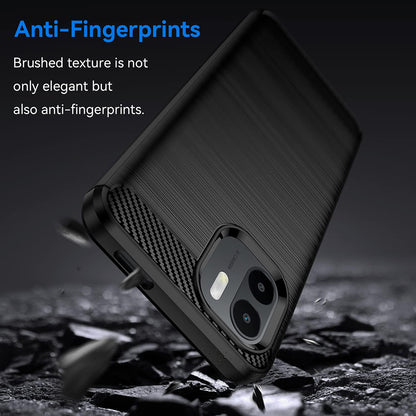 Capa para Xiaomi Redmi A2 / A1, Techsuit, Carbono, Preta
