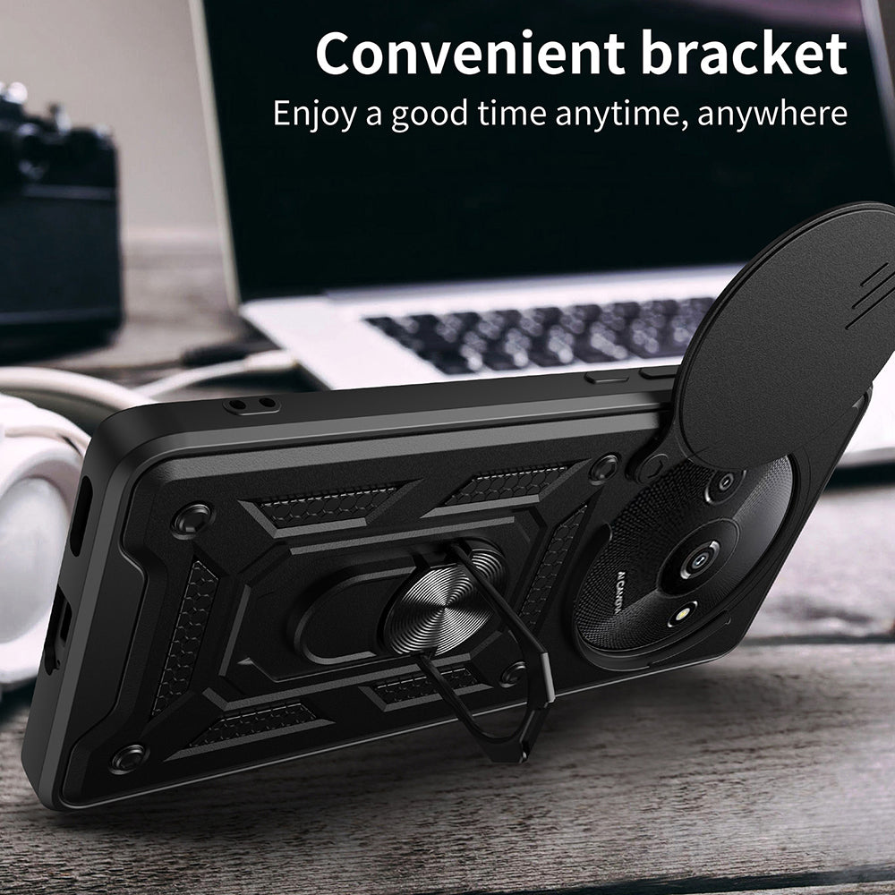Capa para Xiaomi Redmi A3x / A3, Techsuit, CamShield, Preta