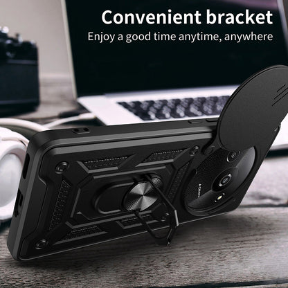 Capa para Xiaomi Redmi A3x / A3, Techsuit, CamShield, Preta