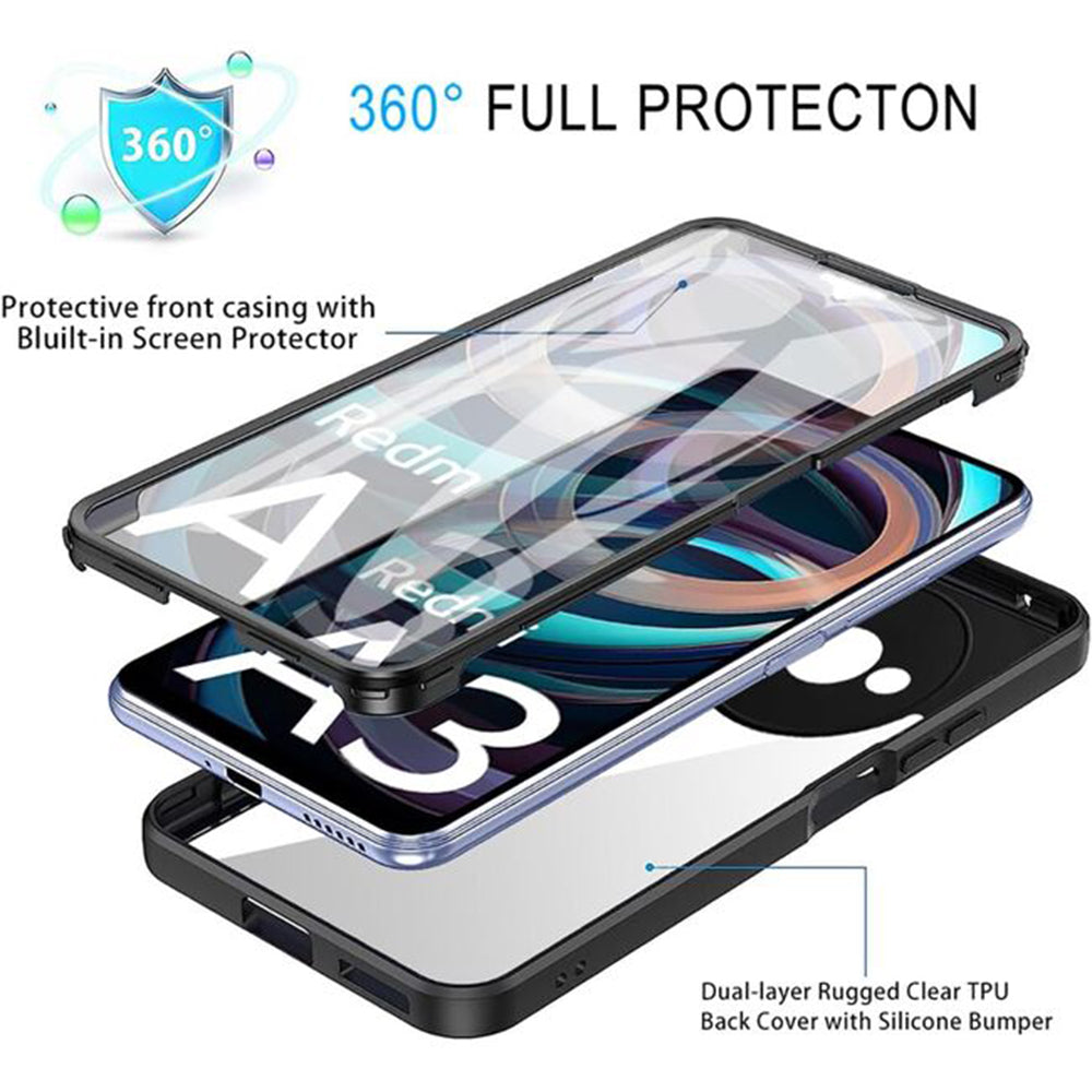 Capa para Xiaomi Redmi A3x / A3, Techsuit, ColorVerse 360, Azul