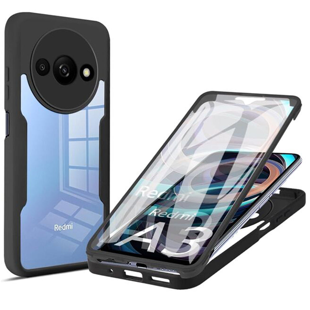 Capa para Xiaomi Redmi A3x / A3, Techsuit, ColorVerse 360, Preta