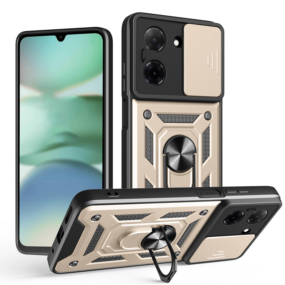 Capa para Xiaomi Redmi A5 4G (Regional), Techsuit, CamShield, Dourada