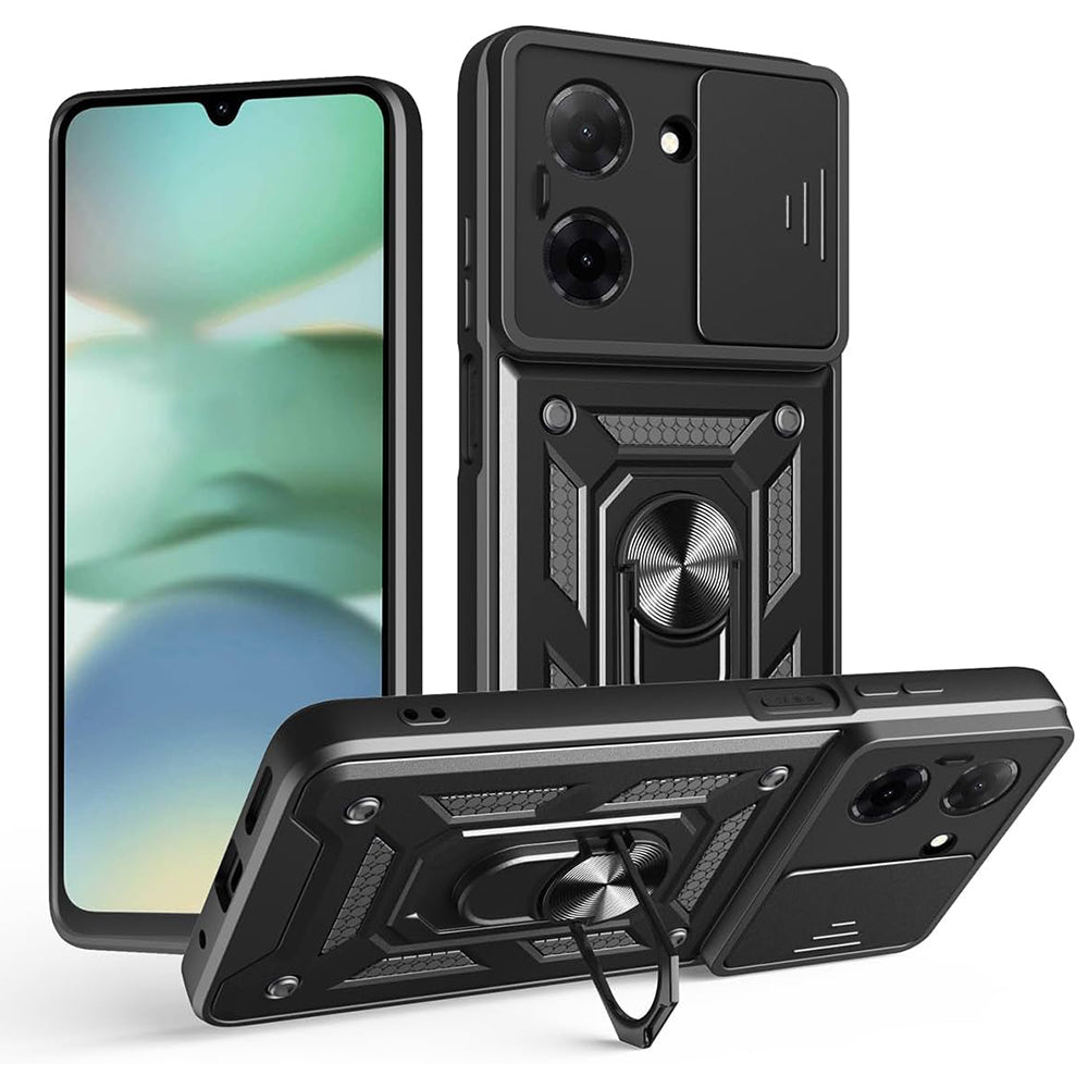 Capa para Xiaomi Redmi A5 4G (Standard), Techsuit, CamShield, Preta