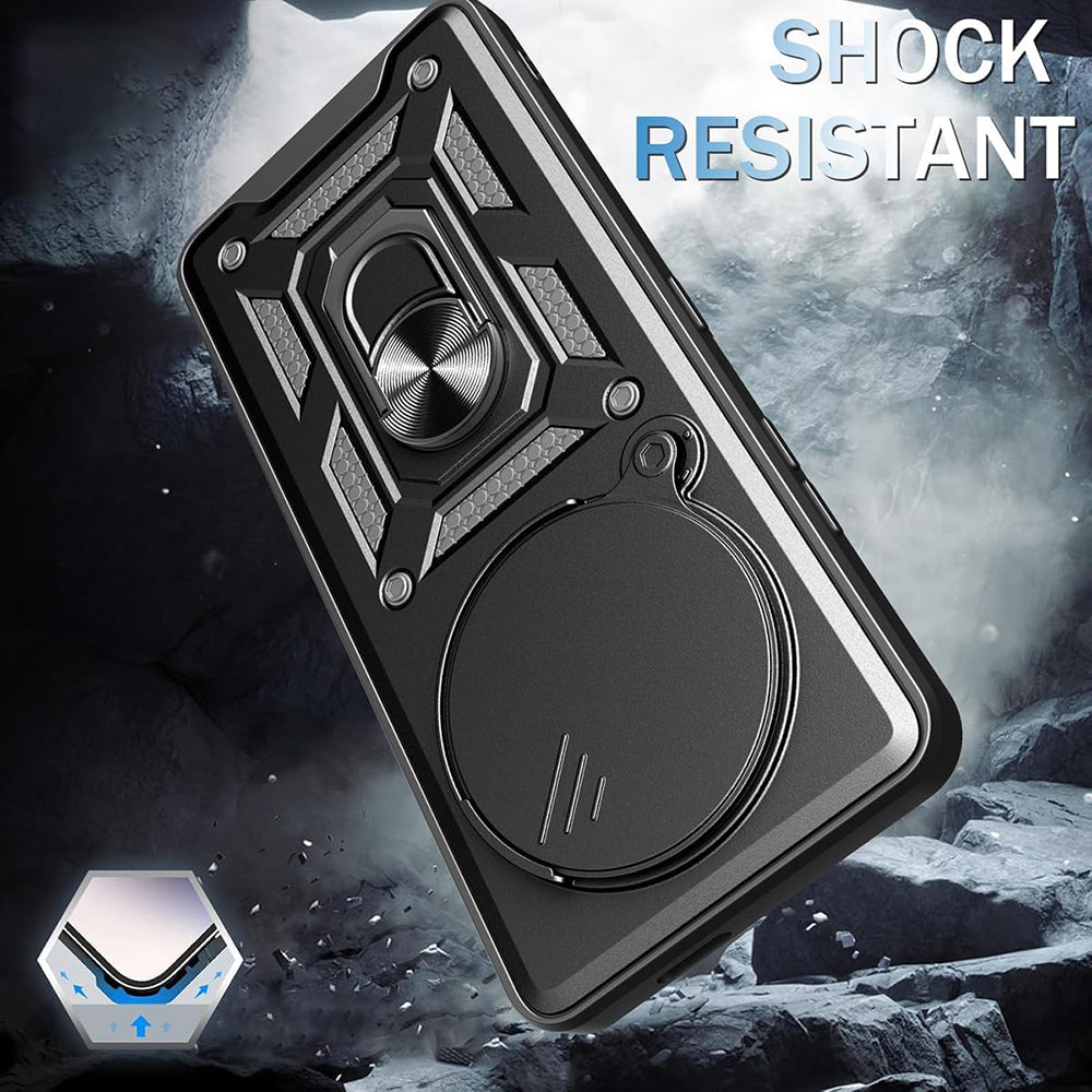 Capa para Xiaomi Redmi A5 4G (Standard), Techsuit, CamShield, Preta