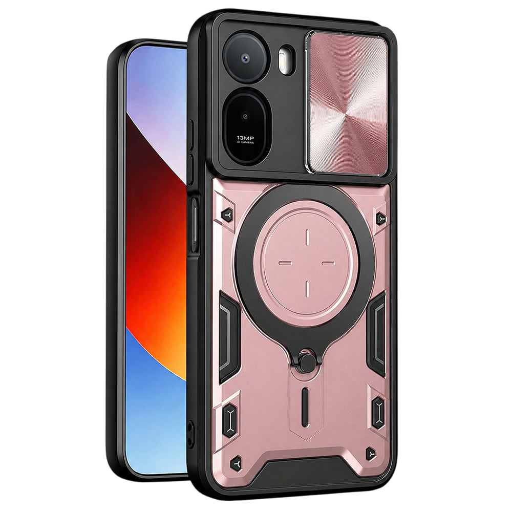 Capa para Xiaomi Redmi A7 Pro 4G, Techsuit, CamGuard Pro, Rosa Dourado