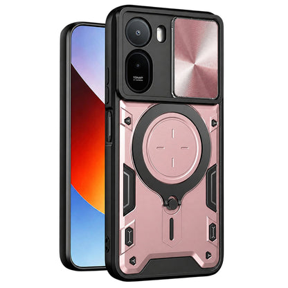 Capa para Xiaomi Redmi A7 Pro 4G, Techsuit, CamGuard Pro, Rosa Dourado