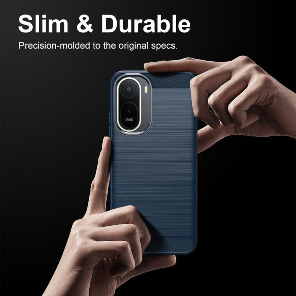 Capa para Xiaomi Redmi A7 Pro 4G, Techsuit, Carbono, Azul