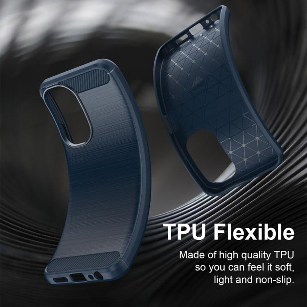 Capa para Xiaomi Redmi A7 Pro 4G, Techsuit, Carbono, Azul