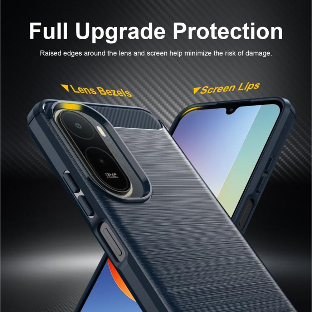 Capa para Xiaomi Redmi A7 Pro 4G, Techsuit, Carbono, Azul