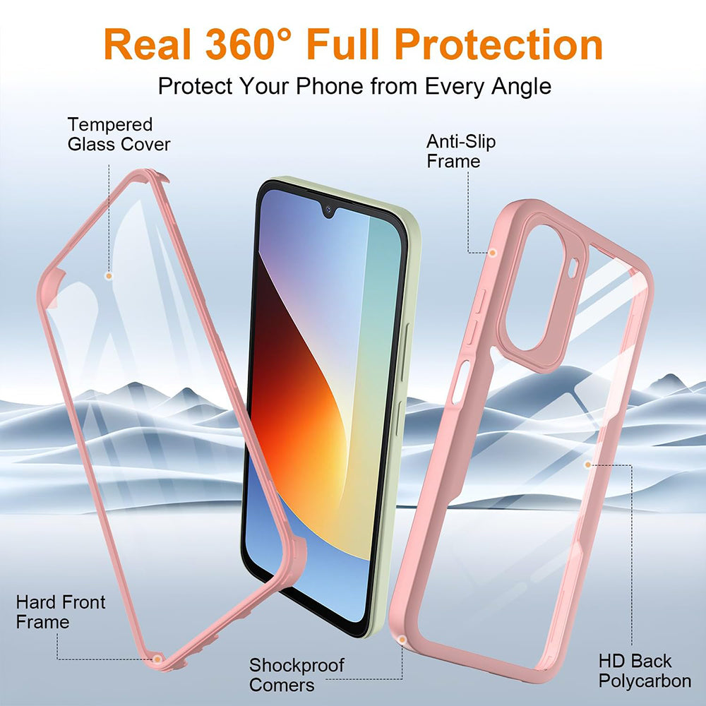 Capa para Xiaomi Redmi A7 Pro 4G, Techsuit, ColorVerse 360, Rosa