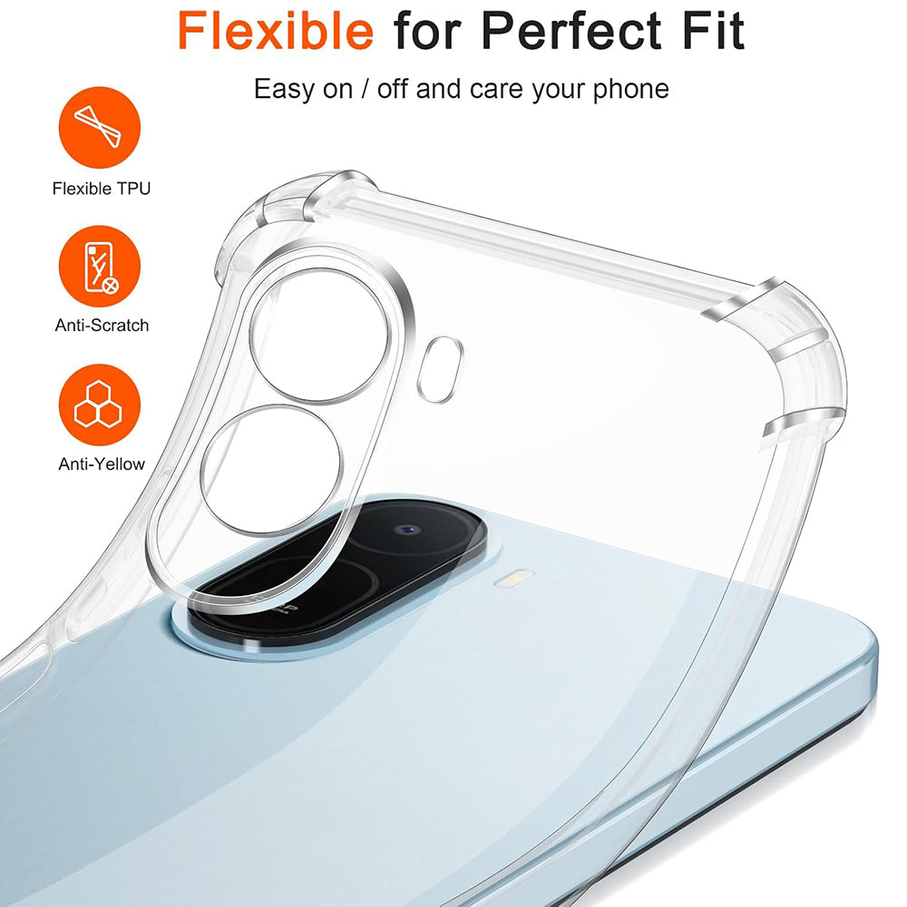Capa para Xiaomi Redmi A7 Pro 4G, Techsuit, Shockproof Clear, Transparente