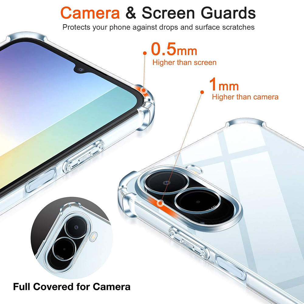 Capa para Xiaomi Redmi A7 Pro 4G, Techsuit, Shockproof Clear, Transparente