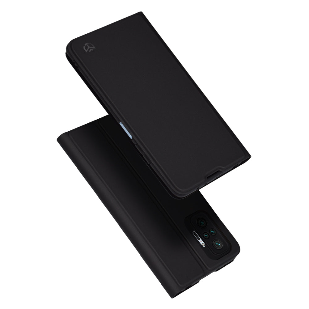 Capa para Xiaomi Redmi Note 10 Pro Max / Note 10 Pro, Techsuit, Magskin Book, Preta