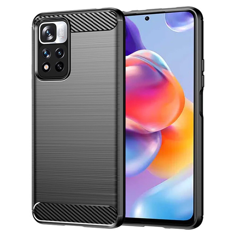 Case for Xiaomi Redmi Note 11 Pro+ 5G, Techsuit, Carbon, Black