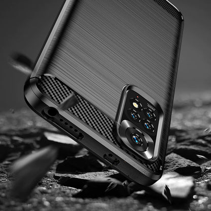 Capa para Xiaomi Redmi Note 11S / Note 11, Techsuit, Carbono, Preta