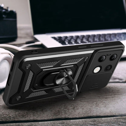 Capa para Xiaomi Redmi Note 13 4G, Techsuit, CamShield, Preta