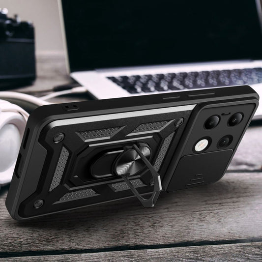 Capa para Xiaomi Redmi Note 13 4G, Techsuit, CamShield, Preta
