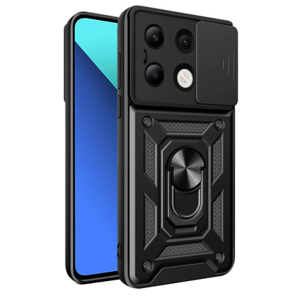 Capa para Xiaomi Redmi Note 13 4G, Techsuit, CamShield, Preta