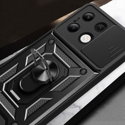 Capa para Xiaomi Redmi Note 13 4G, Techsuit, CamShield, Preta