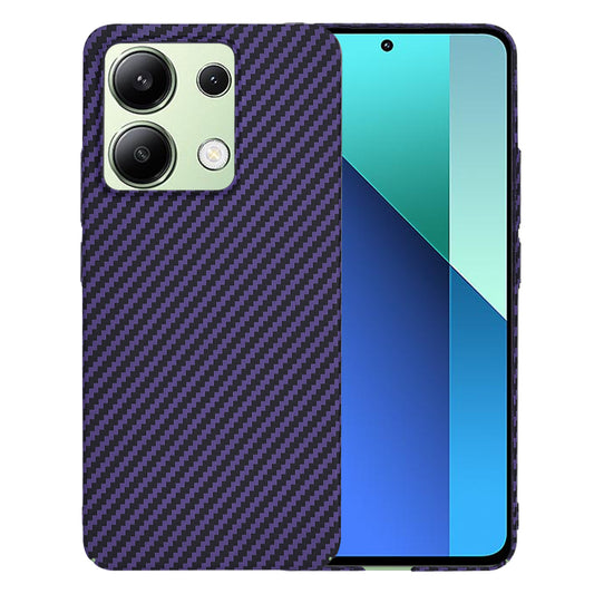 Capa para Xiaomi Redmi Note 13 4G, Techsuit, Carbonite FiberShell, Roxo