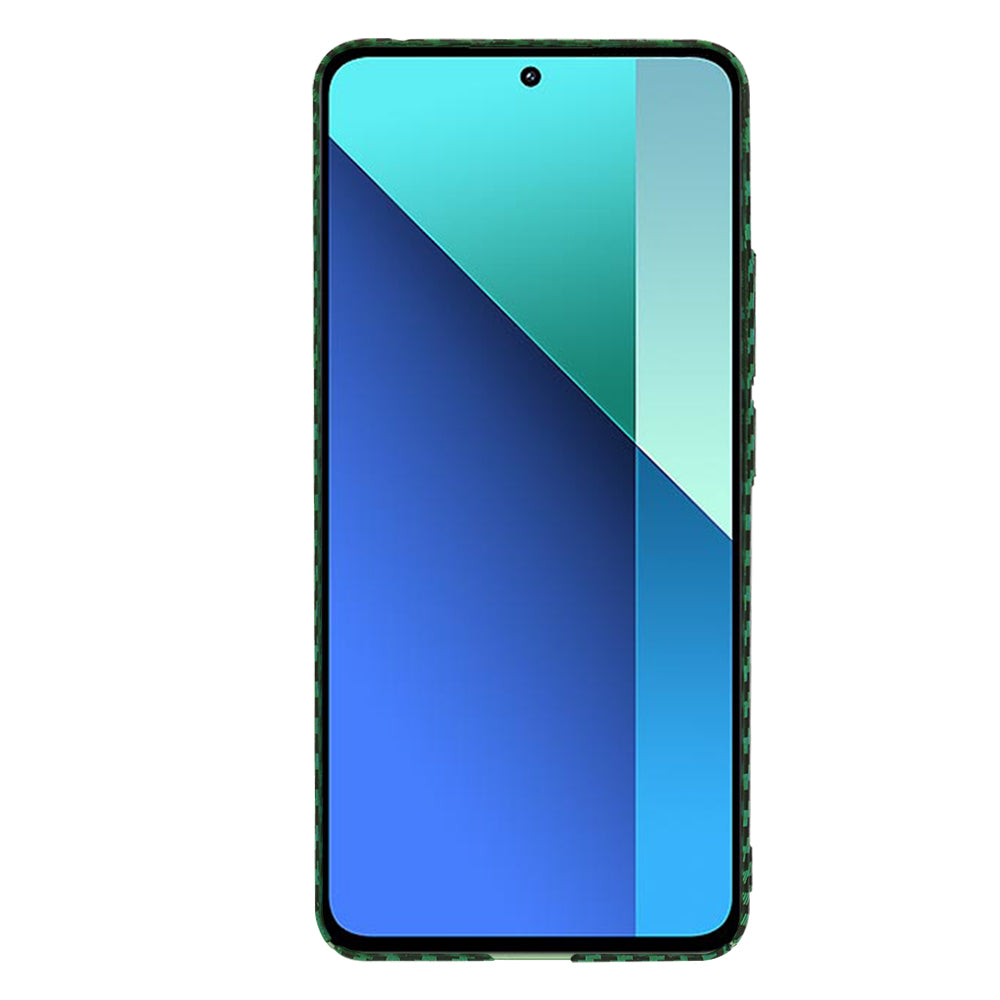 Capa para Xiaomi Redmi Note 13 4G, Techsuit, Carbonite FiberShell, Verde