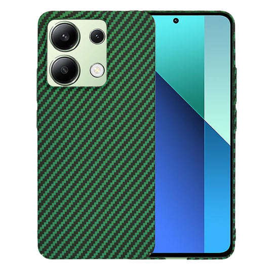 Capa para Xiaomi Redmi Note 13 4G, Techsuit, Carbonite FiberShell, Verde