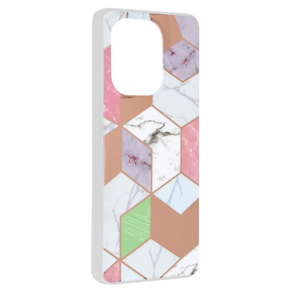 Capa para Xiaomi Redmi Note 13 4G, Techsuit, Marble, Roxo