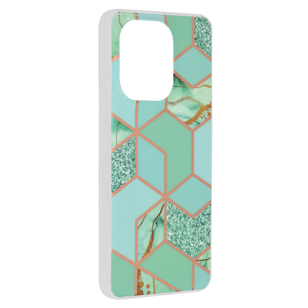 Capa para Xiaomi Redmi Note 13 4G, Techsuit, Marble, Verde