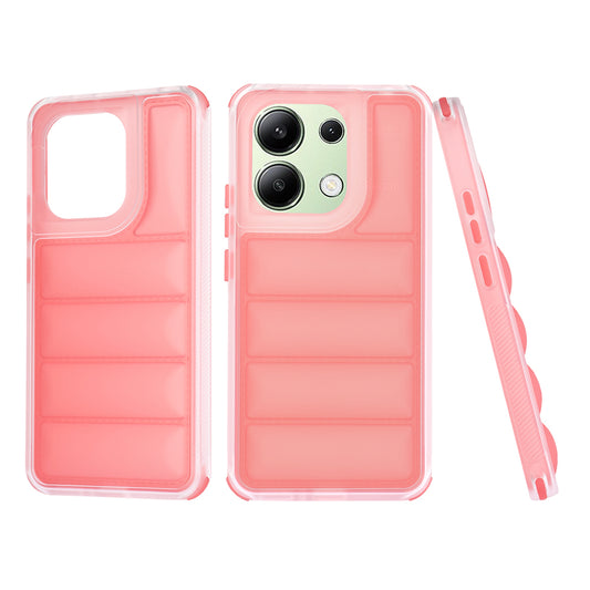 Capa para Xiaomi Redmi Note 13 4G, Techsuit, Wave Shield, Vermelha