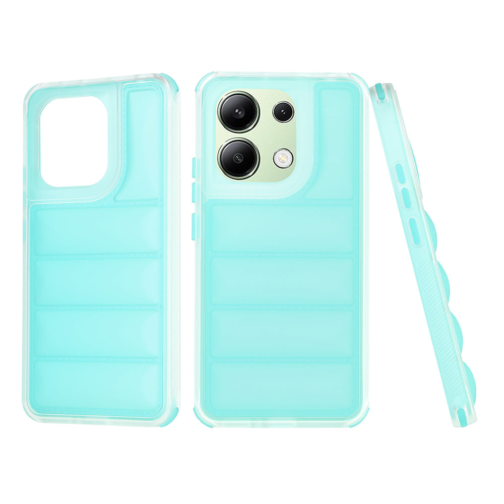 Capa para Xiaomi Redmi Note 13 4G, Techsuit, Wave Shield, Turquesa