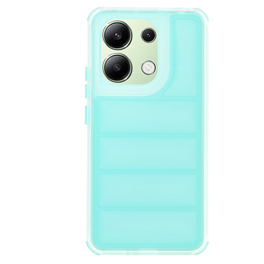 Capa para Xiaomi Redmi Note 13 4G, Techsuit, Wave Shield, Turquesa