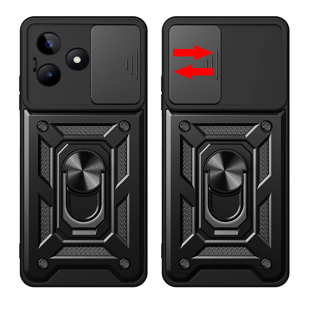 Capa para Xiaomi Redmi Note 13 5G, Techsuit, CamShield, Preta