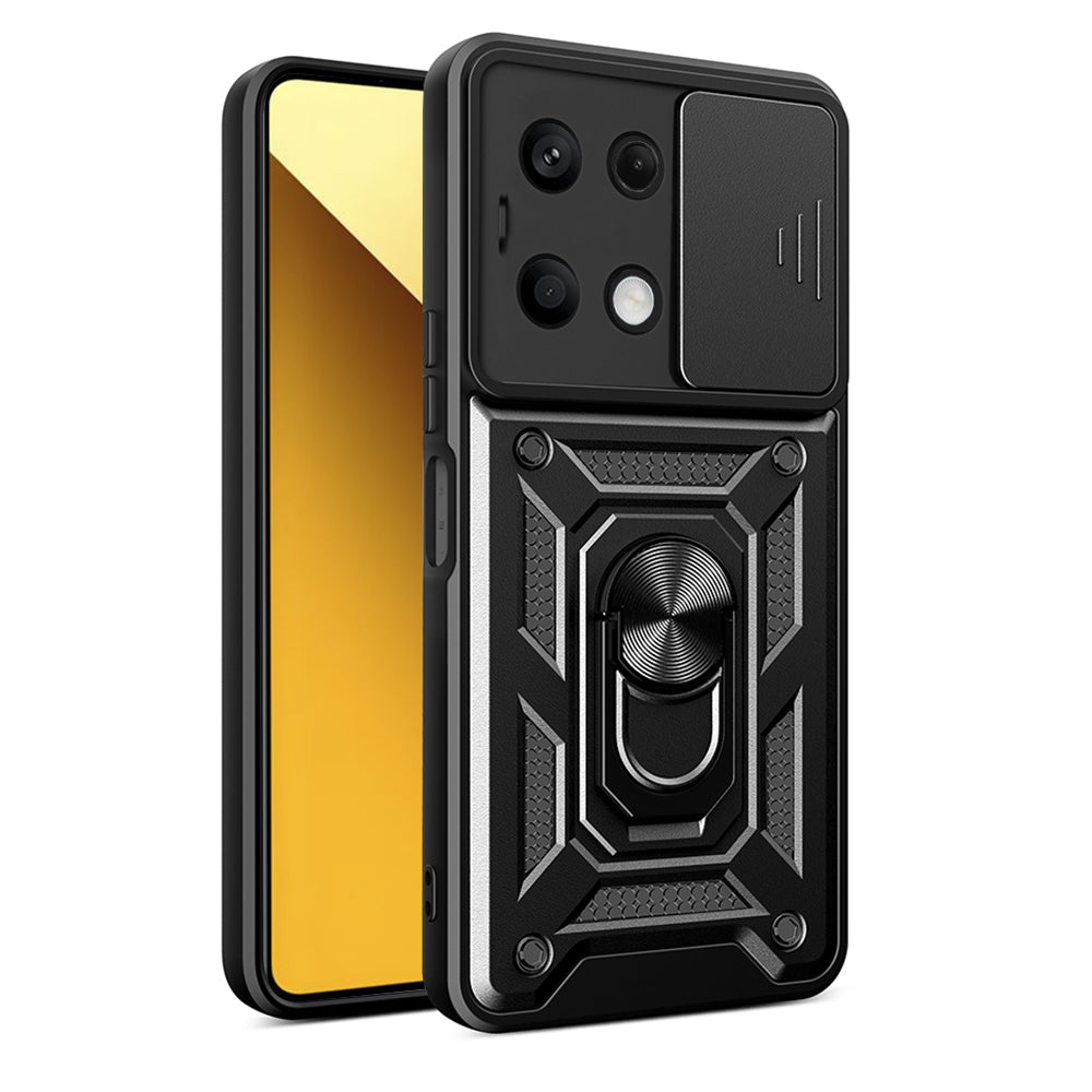 Capa para Xiaomi Redmi Note 13 5G, Techsuit, CamShield, Preta