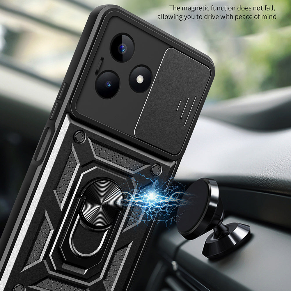 Capa para Xiaomi Redmi Note 13 5G, Techsuit, CamShield, Preta