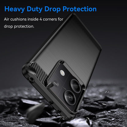 Capa para Xiaomi Redmi Note 13 5G, Techsuit, Carbono, Preta